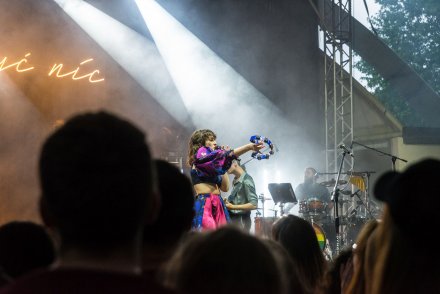 Koncert zespołu Kwiat Jabłoni w wiślańskim amfiteatrze